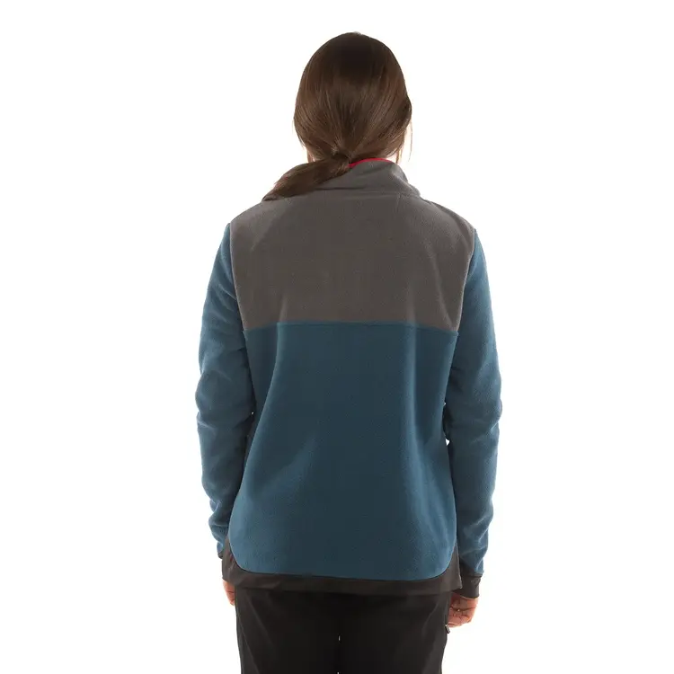 CHROMAG WOMEN'S FACET FLEECE | NAVY/CHAR/HIBISCUS