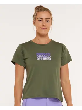 DHARCO WOMEN'S S/S TECH TEE | GARIGAL GREEN
