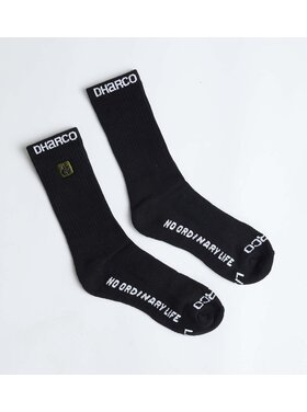 DHARCO CREW SOCKS | BLACK