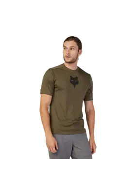 FOX MEN'S RANGER LAB HEAD JERSEY | OLIVE GREEN