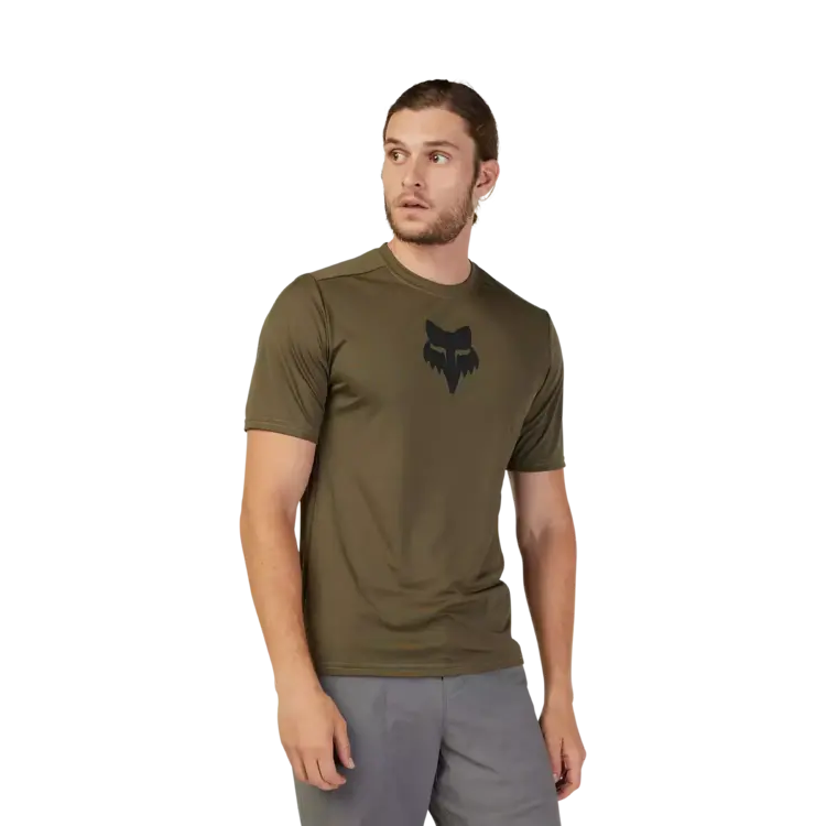 FOX MEN'S RANGER LAB HEAD JERSEY | OLIVE GREEN
