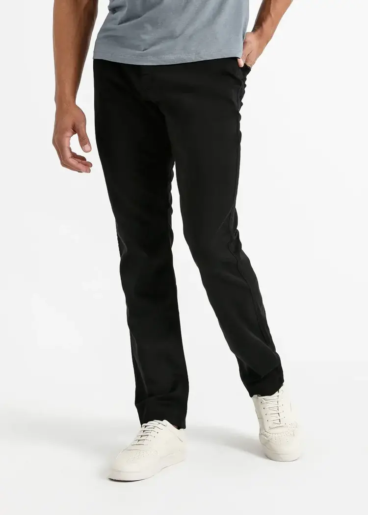 DUER MEN'S NO SWEAT RELAXED TAPER PANT | BLACK
