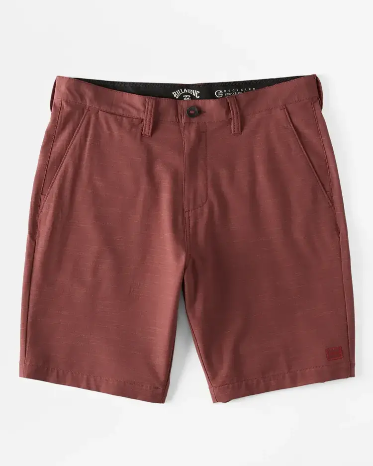 BILLABONG MEN'S CROSSFIRE SLUB SHORTS | DUSTY RED