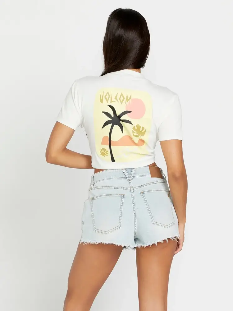 VOLCOM WOMEN'S 1991 STONED SHORTS | ALLOVER STONE LIGHT