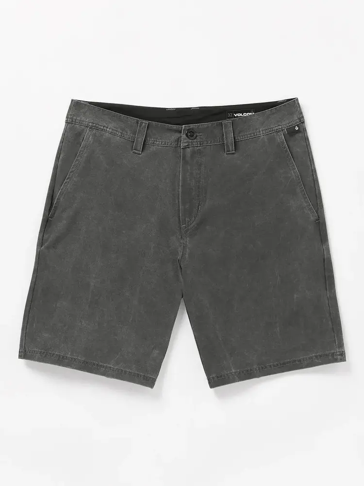 VOLCOM MEN'S STONE FADED HYBRID SHORTS | STEALTH
