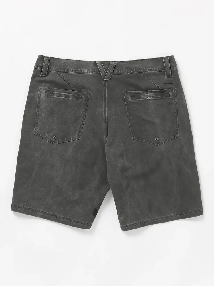 VOLCOM MEN'S STONE FADED HYBRID SHORTS | STEALTH