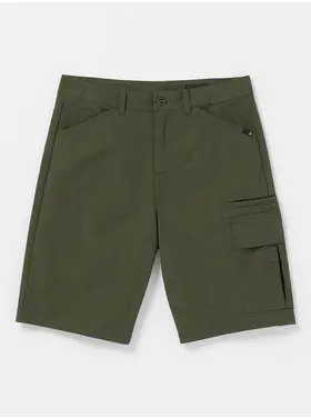 VOLCOM MEN'S GRAND FANG CARGO SHORTS | SQUADRON GREEN