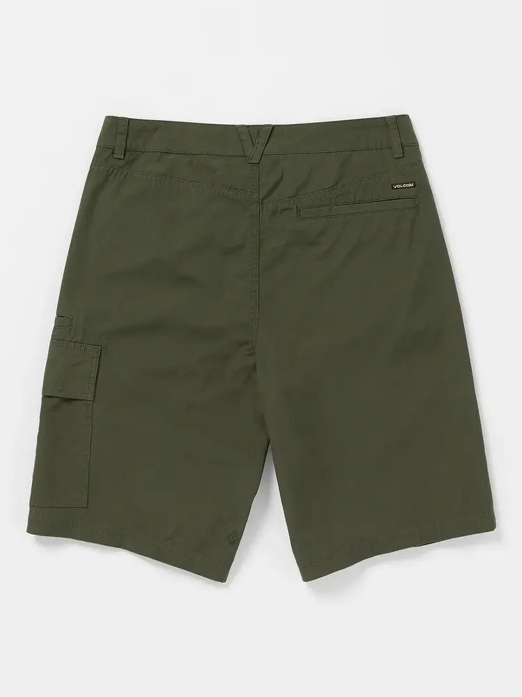 VOLCOM MEN'S GRAND FANG CARGO SHORTS | SQUADRON GREEN
