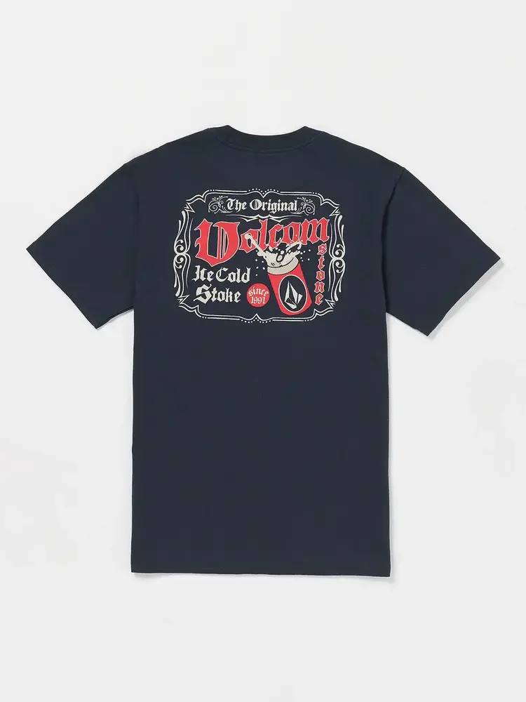 VOLCOM MEN'S ICE COLD STOKE S/S TEE | NAVY
