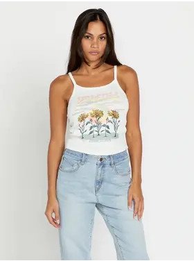 VOLCOM WOMEN'S 1991 STRAPPY TANK | STAR WHITE