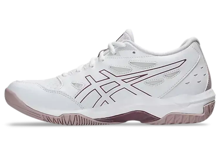ASICS WOMEN'S GEL-ROCKET 11 | WHITE/WATERSHED ROSE