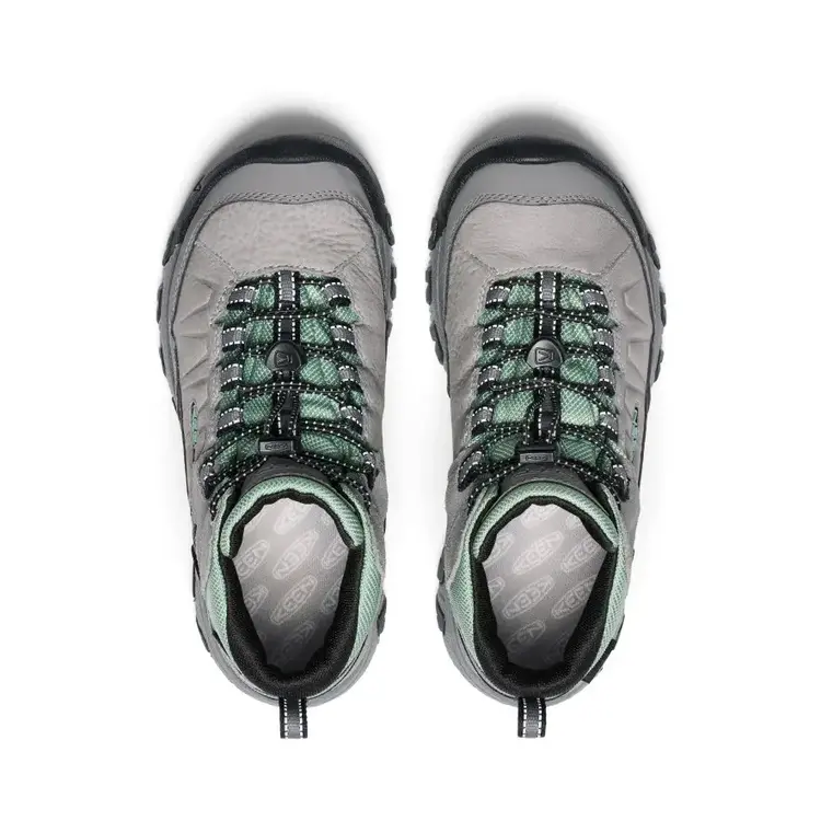 KEEN BIG KIDS' TARGHEE IV WP | ALLOY/GRANITE GREEN