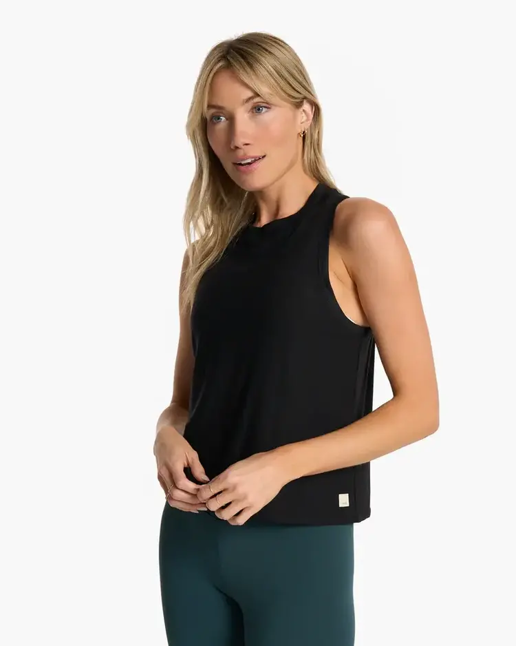 VUORI WOMEN'S ENERGY TOP - LONG | BLACK