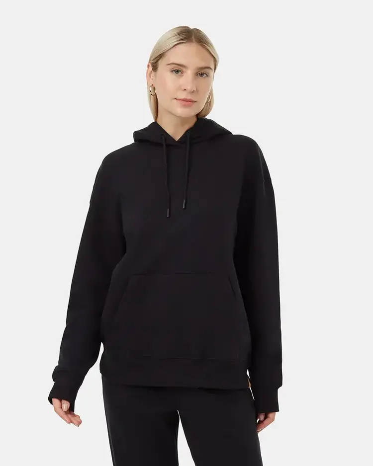 TENTREE WOMEN'S TREEFLEECE RELAXED HOODIE | METEORITE BLACK