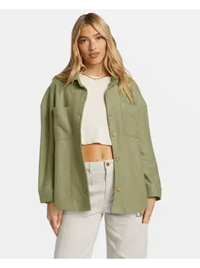 BILLABONG WOMEN'S EVERYTIME SHACKET | AVOCADO