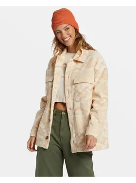BILLABONG WOMEN'S HAPPY CAMPER SHACKET | WET SAND