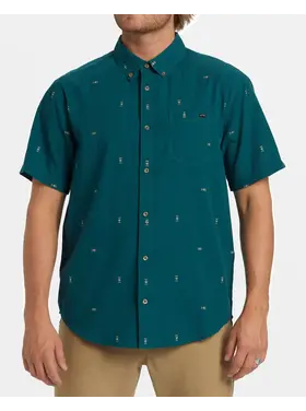 BILLABONG MEN'S ALL DAY JACQUARD S/S | REAL TEAL