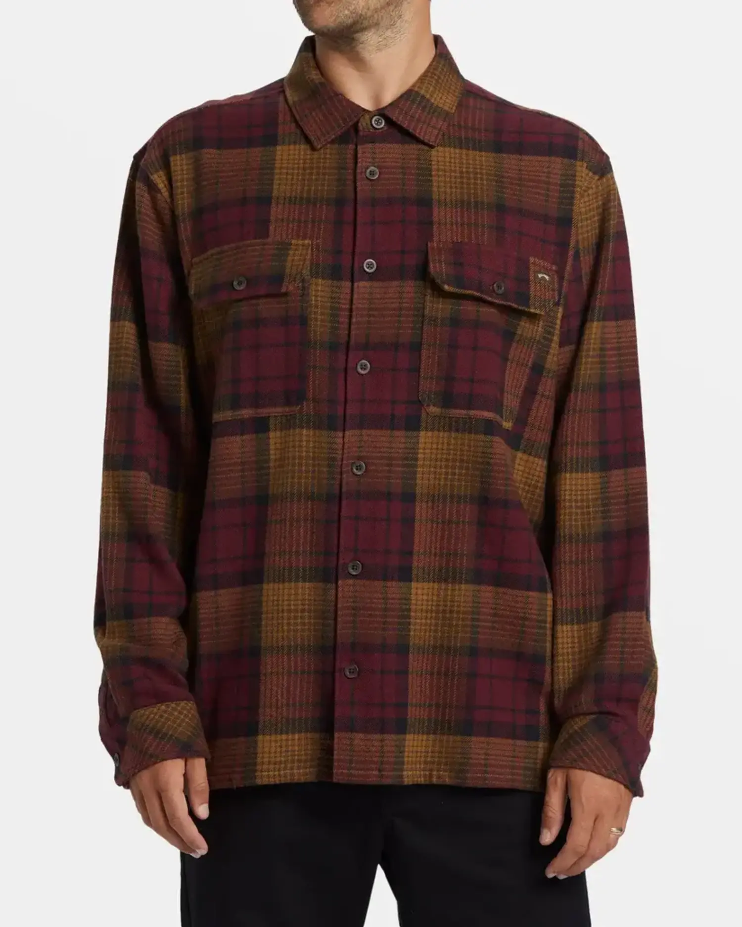 BILLABONG MEN'S OFFSHORE FLANNEL SHIRT PORT