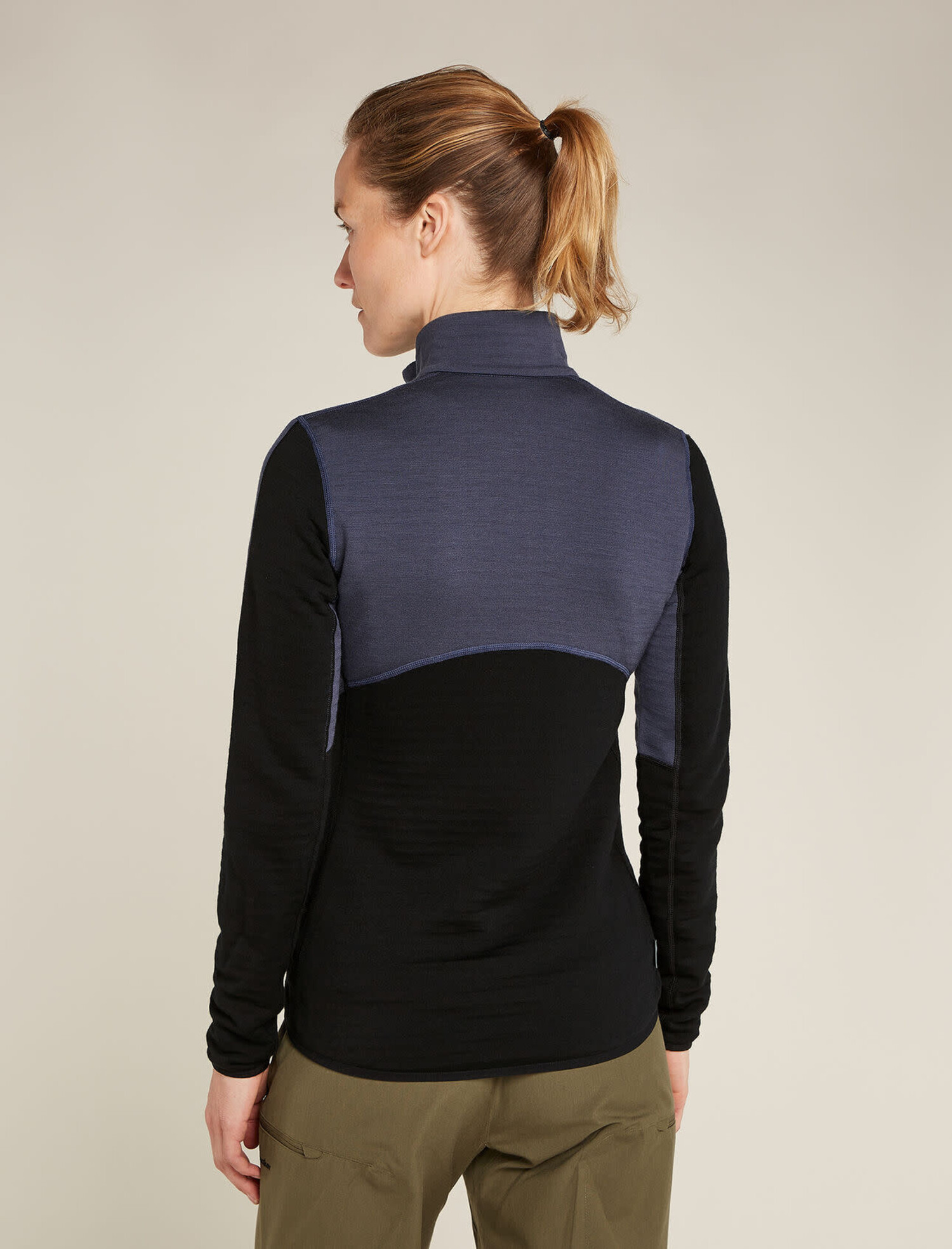 IB W MER 400 RF DESCENDER L/S ZIP JKT | GRAPHITE/BLK - Gerick Sports