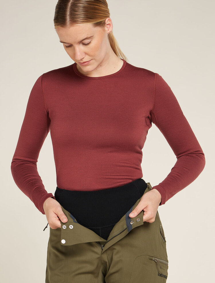 ICEBREAKER WOMEN'S MERINO 260 TECH HIGH RISE LEGGING | BLACK