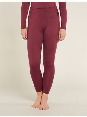 ICEBREAKER WOMEN'S MERINO 260 TECH HIGH RISE LEGGINGS | PORT