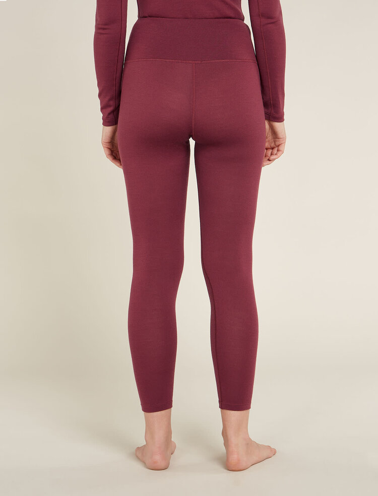 ICEBREAKER WOMEN'S MERINO 260 TECH HIGH RISE LEGGINGS | PORT