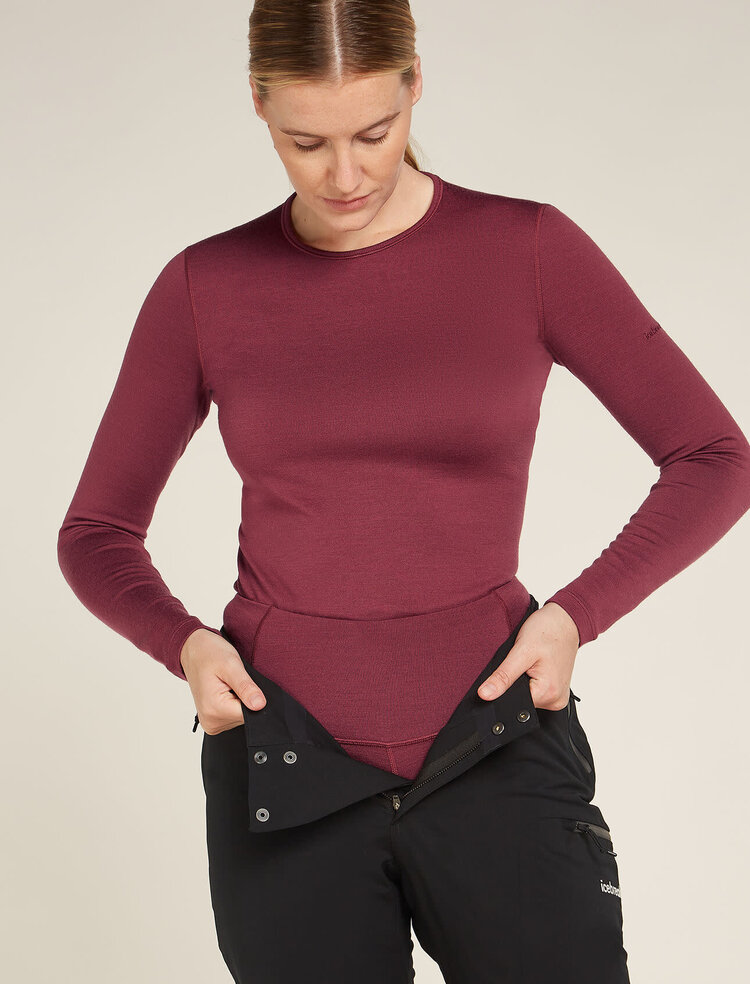 ICEBREAKER WOMEN'S MERINO 260 TECH HIGH RISE LEGGINGS | PORT