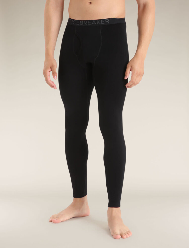ICEBREAKER MEN'S MERINO 260 TECH LEGGINGS W/FLY | BLACK