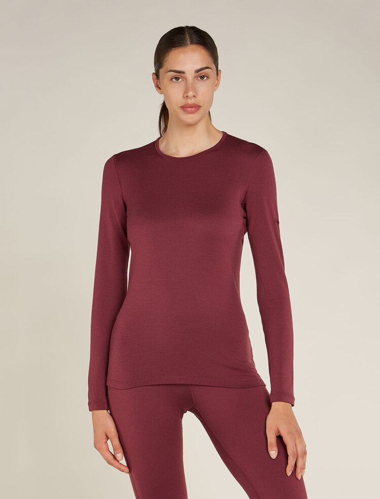 ICEBREAKER WOMEN'S MERINO 260 TECH L/S CREWE | PORT