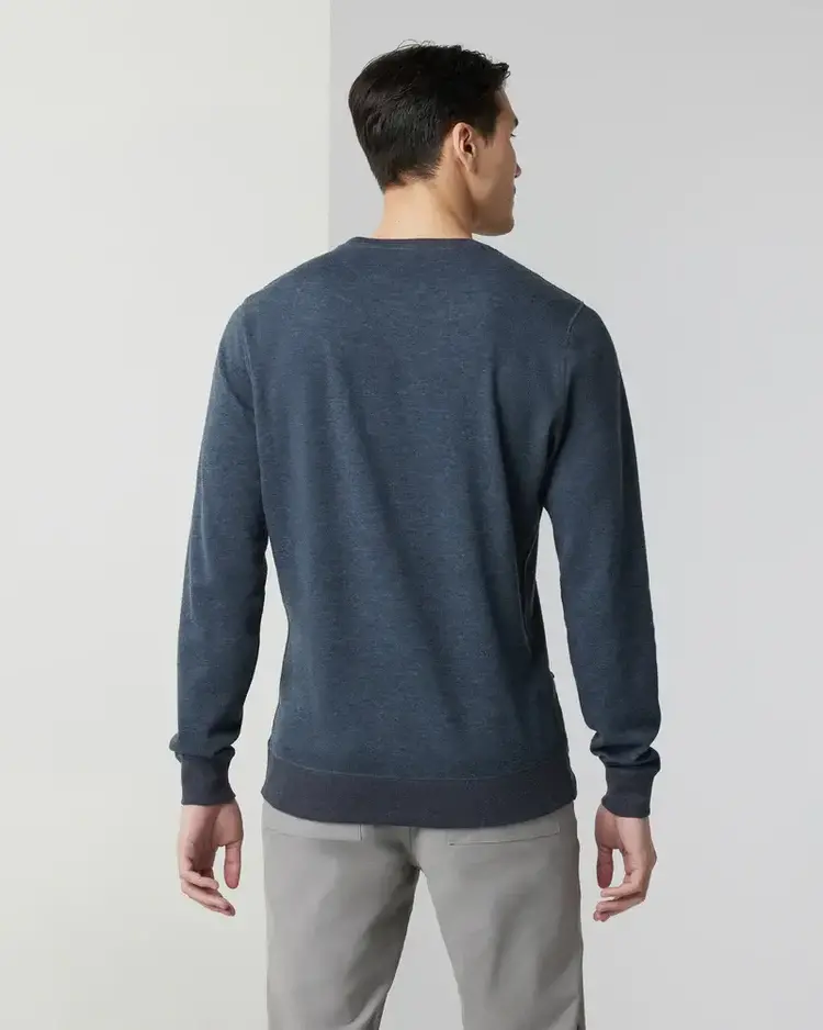 VUORI MEN'S JEFFREYS PULLOVER | NAVY HTHR