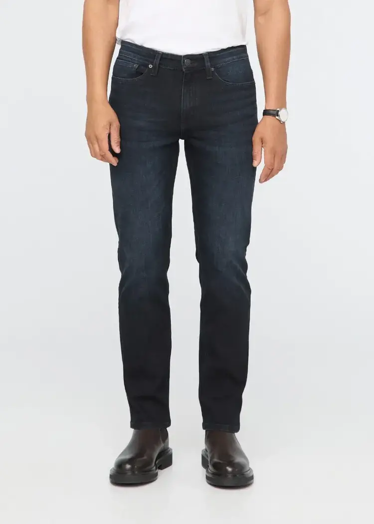 DUER MEN'S PERFORMANCE DENIM+ STRAIGHT | CARBON STONE