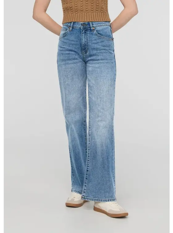 MEER♡ STRAIGHT SOFT WIDE DENIM JEANS - Gerick Sports