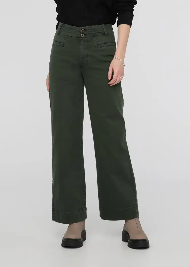 DUER WOMEN'S LUXTWILL HIGH RISE TROUSER | PEAT