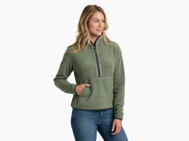 KUHL WOMEN'S HYGGE 1/2 ZIP | SOFT PINE