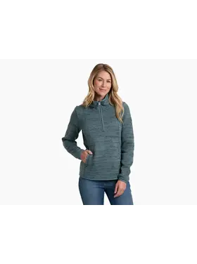 KUHL WOMEN'S ASCENDYR 1/4 ZIP | MINERAL BLUE