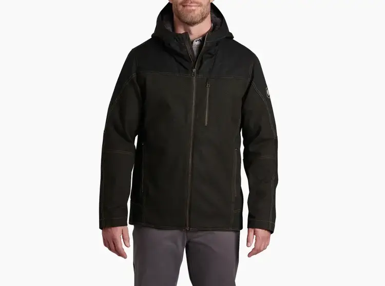KUHL MEN'S THE LAW FLEECE LINED HOODY | ESPRESSO