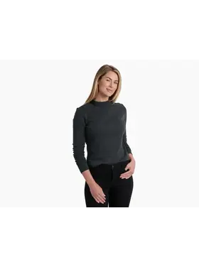KUHL WOMEN'S VERONA RIBBED SHIRT | CHARCOAL
