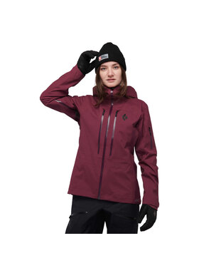BLACK DIAMOND WOMEN'S RECON LT STRETCH SHELL | BLACKBERRY