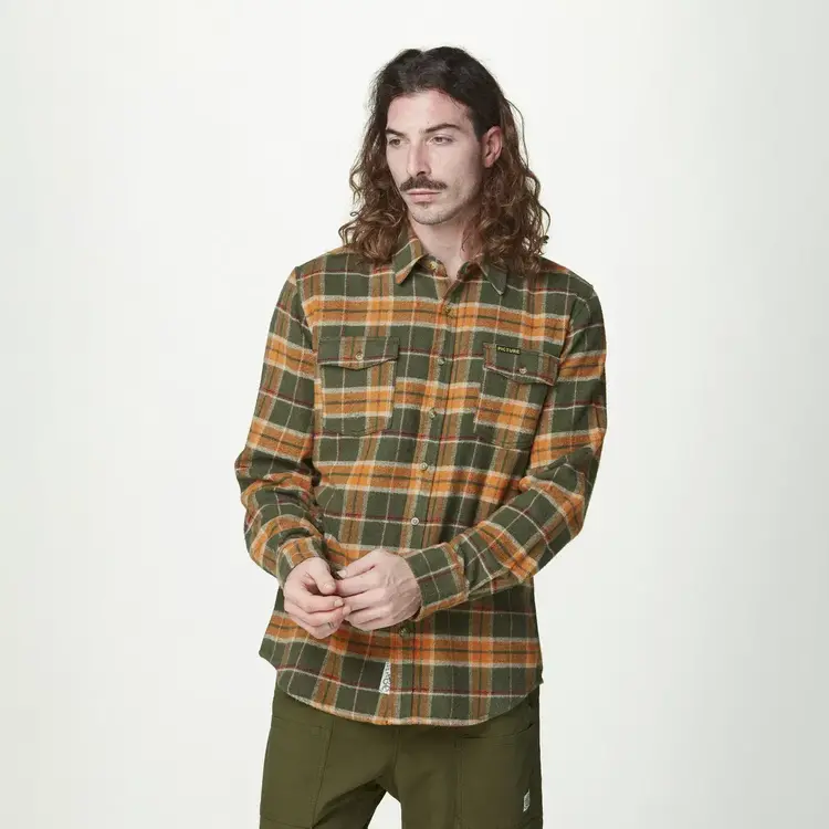 PICTURE ORGANIC MEN'S NILEY SHIRT | KOMBU PLAID