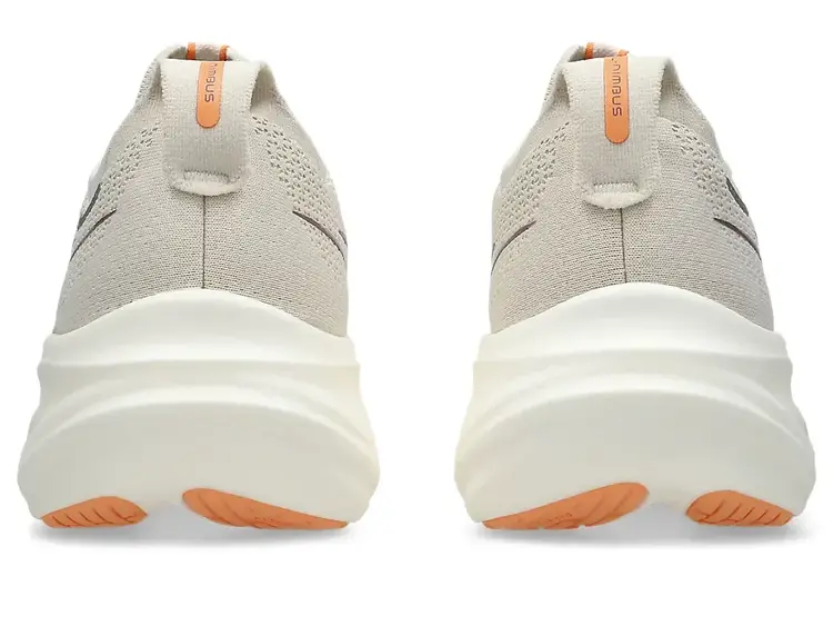 ASICS WOMEN'S GEL-NIMBUS 26 | OATMEAL/FADED ORANGE