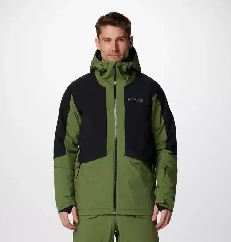 COLUMBIA MEN'S HIGHLAND SUMMIT II JACKET | CANTEEN/BLACK