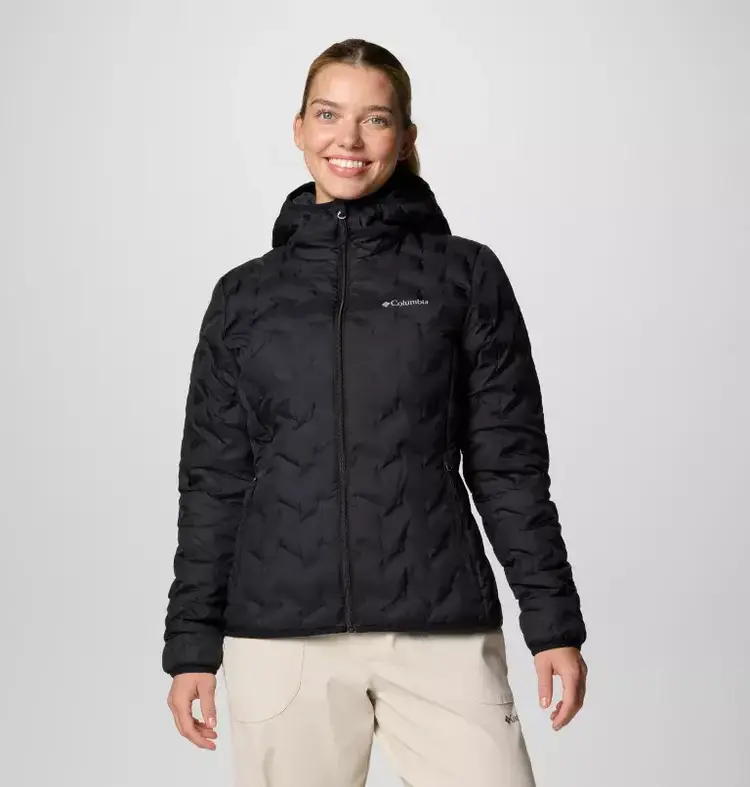 COLUMBIA WOMEN'S DELTA RIDGE II DOWN JACKET | BLACK