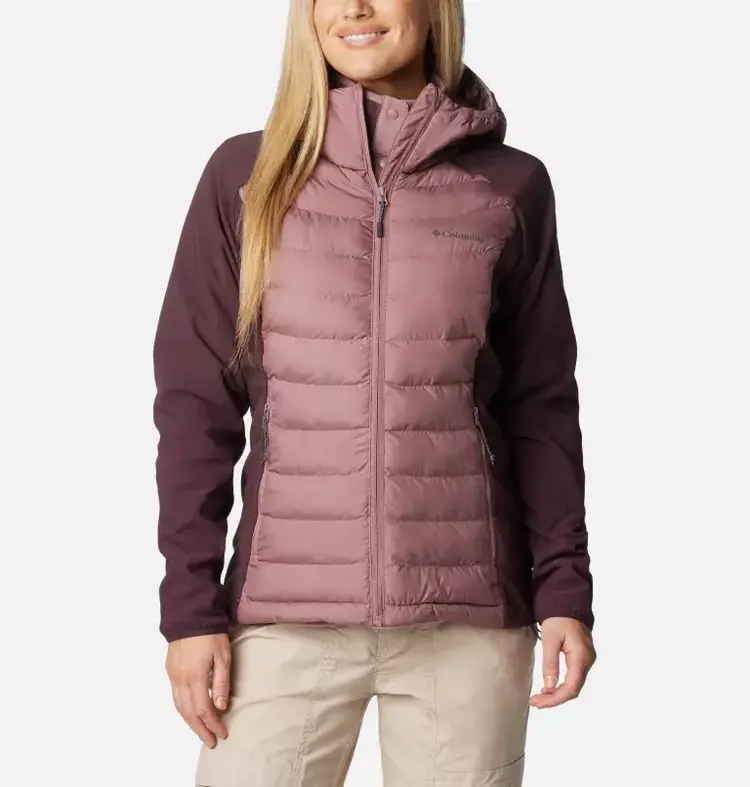COLUMBIA WOMEN'S POWDER LITE II HYBRID JACKET | FIG/MOONVISTA