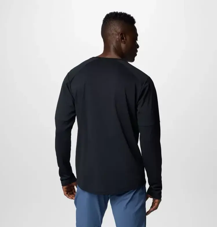COLUMBIA MEN'S TECH KNIT L/S | BLACK