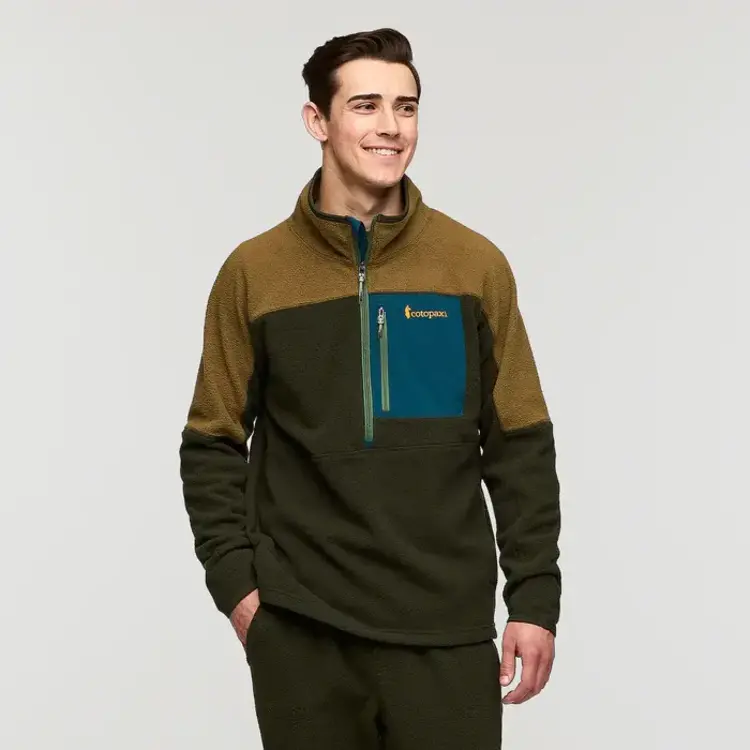 COTOPAXI MEN'S ABRAZO FLEECE H/Z | LIVE OAK/WOODS