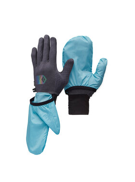 BLACK DIAMOND DEPLOY WIND HOOD GLOVES | CARBON/GLACIER