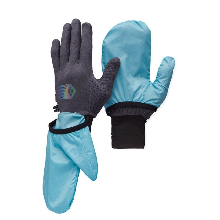 BLACK DIAMOND DEPLOY WIND HOOD GLOVES | CARBON/GLACIER