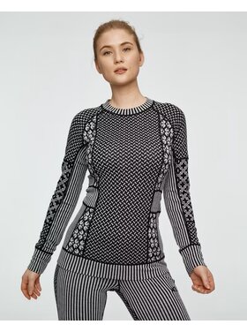 KARI TRAA WOMEN'S SMEKKER L/S BASELAYER | BLACK