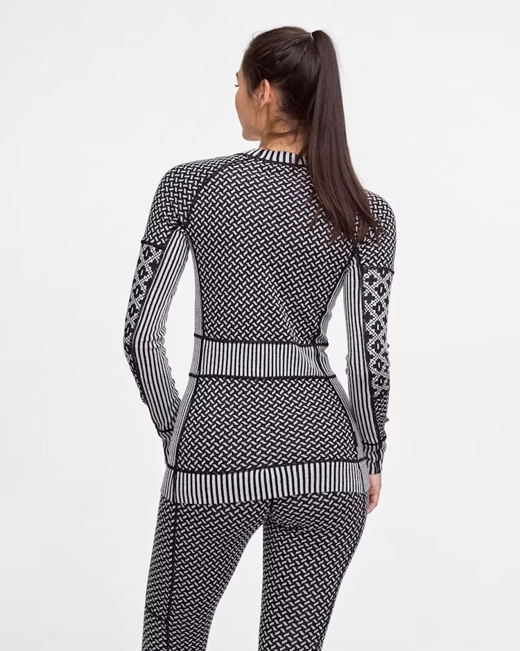 KARI TRAA WOMEN'S SMEKKER L/S BASELAYER | BLACK