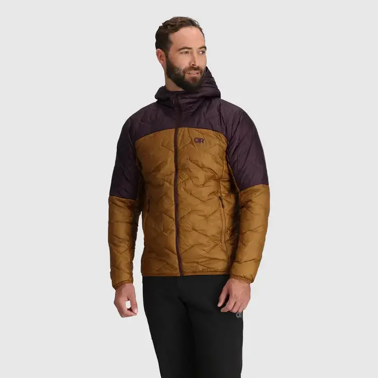 OUTDOOR RESEARCH MEN'S SUPERSTRAND LT HOODIE | AMETHYST/BRONZE